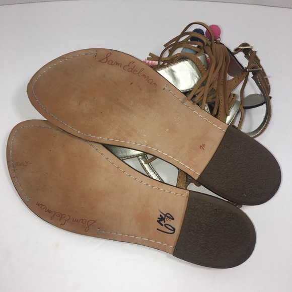 SOLD😬Sam Edelman Boho Sandal Leather Tan7.5 - Picture 7 of 8